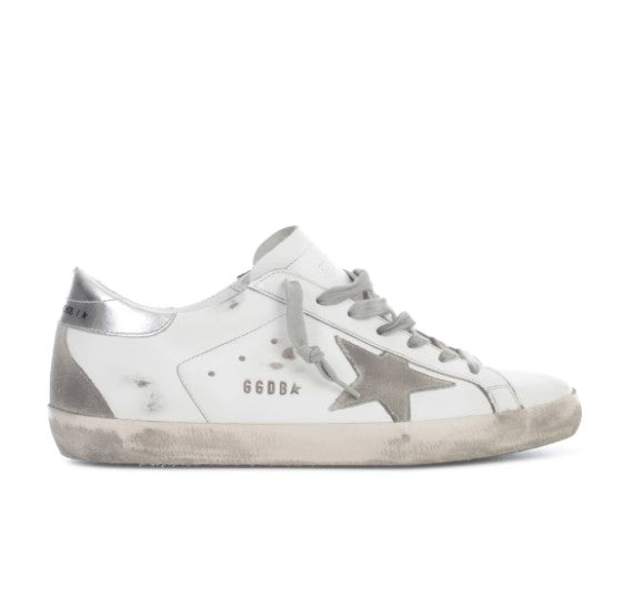 Golden Goose Superstar Sneaker in Metal