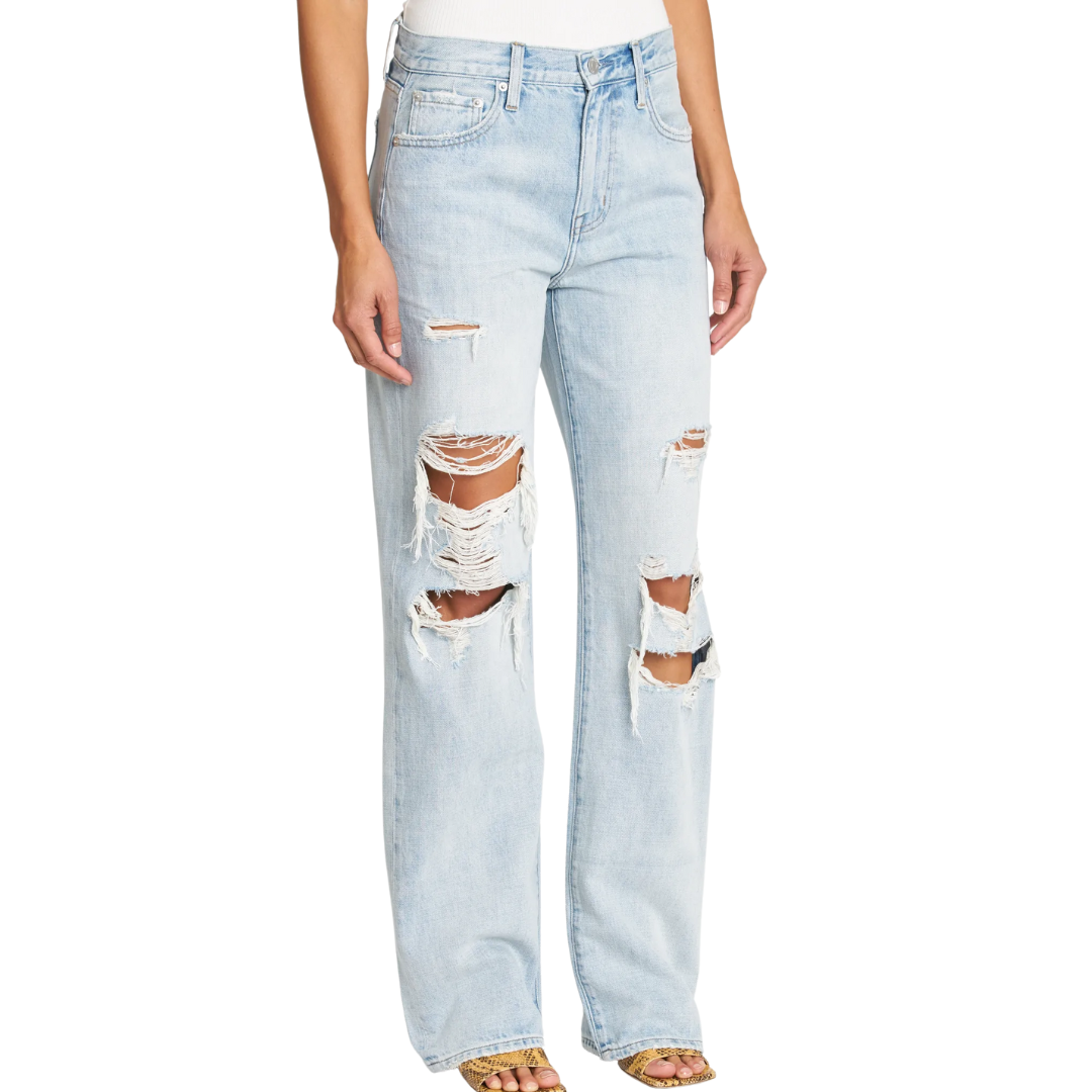 Pistola Bobbie Mid Rise Loose Straight Leg Jeans