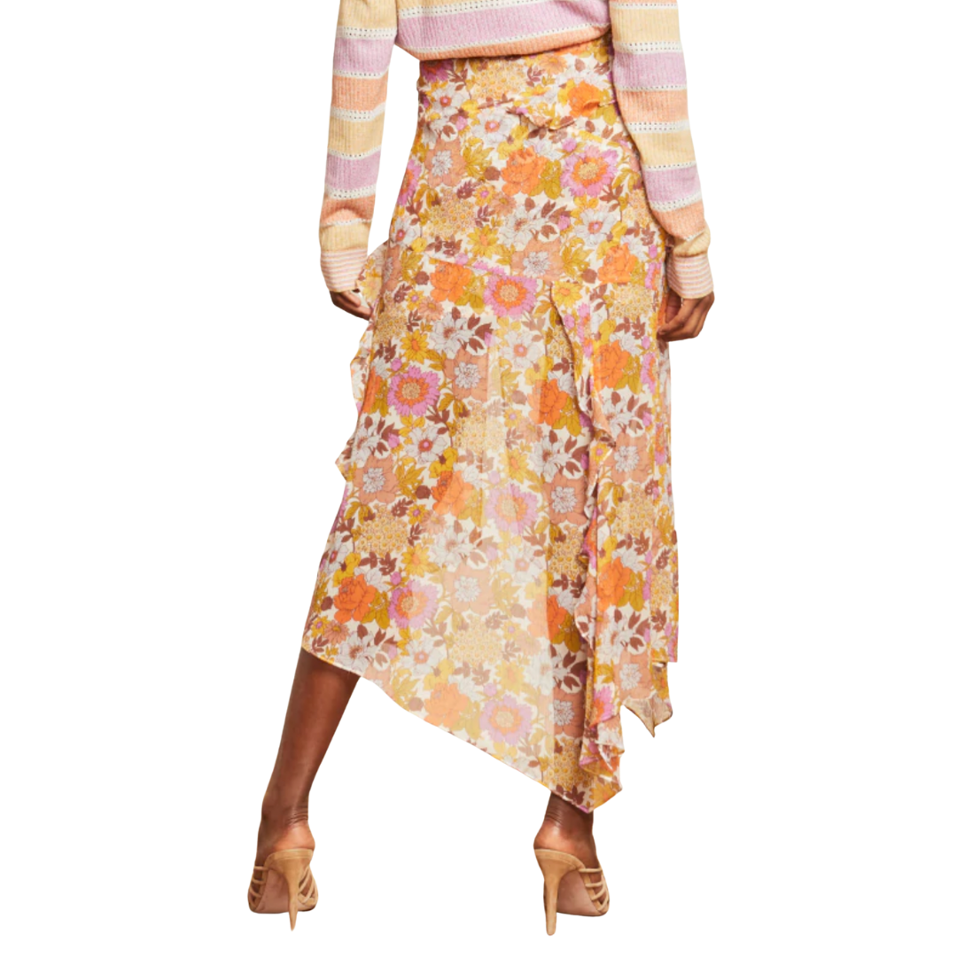 Veronica Beard Eleonora Silk Skirt