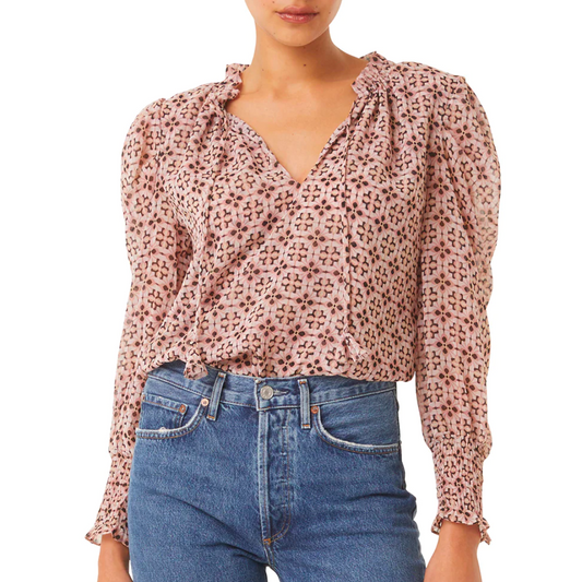 Misa Siena Poly Chiffon Blouse