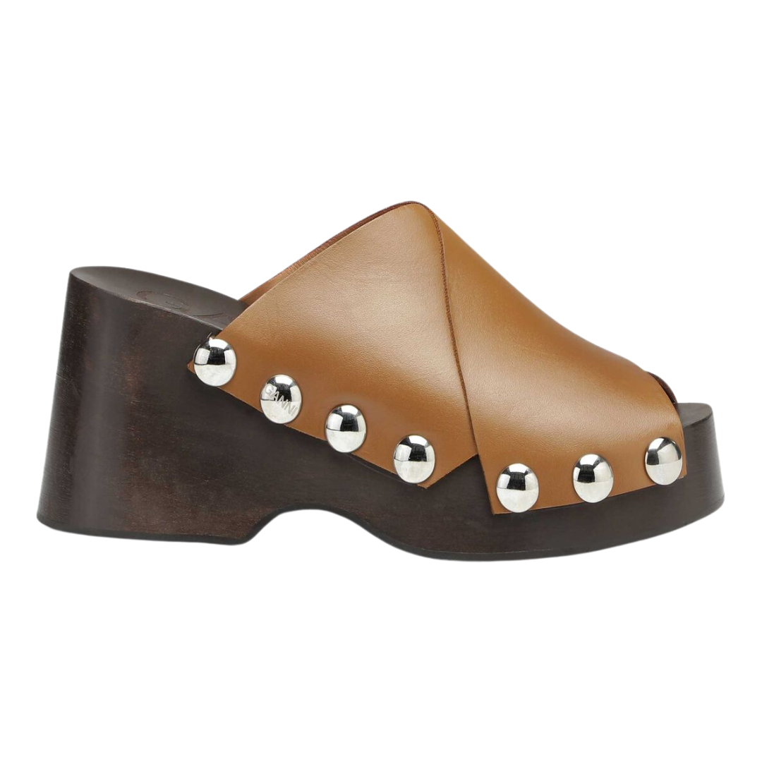 Ganni Chunky Wedge Clogs