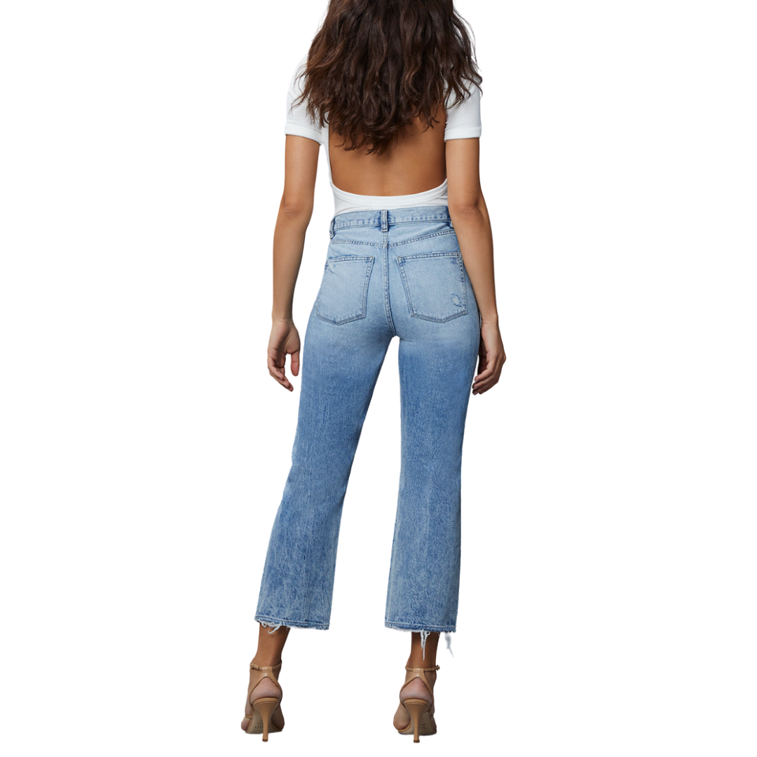 DL 1961 Emilie Straight Ultra High Rise Ankle Jeans