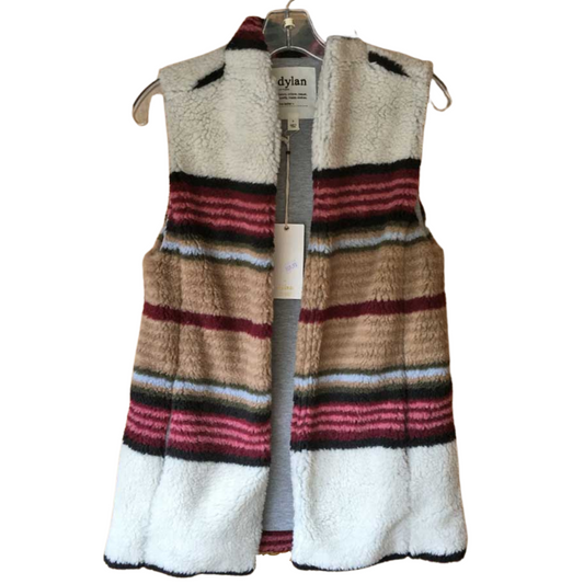 Dylan Dakota Striped Sherpa Vest