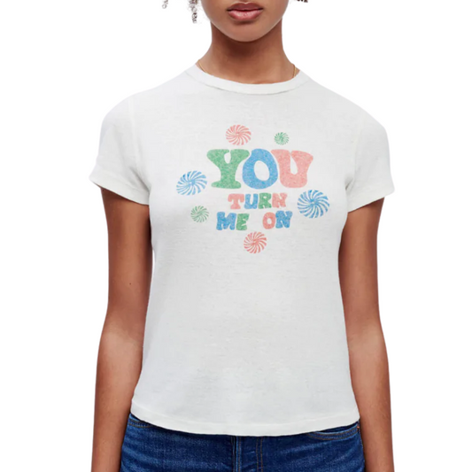 Re/Done Vintage "You Turn Me On" Tee