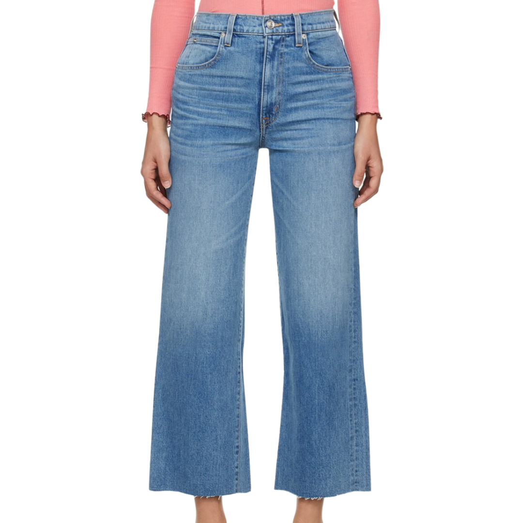 SLVRlake Grace Cropped Wide Leg Jeans