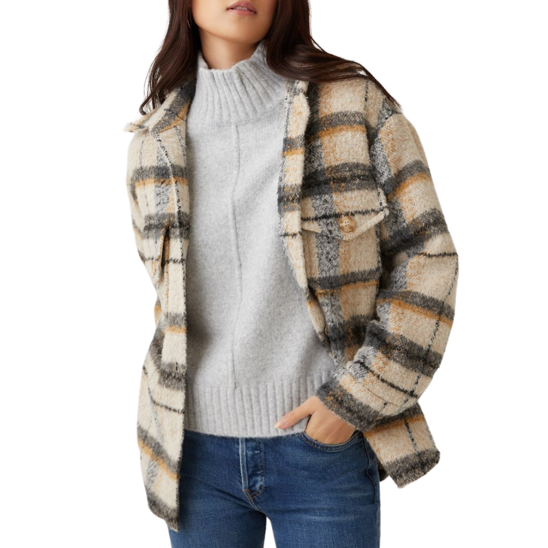 Fifteen Twenty Plaid Shirt Jacket