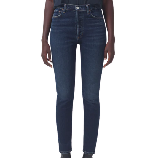 Agolde Nico High Rise Skinny Jeans in Ovation