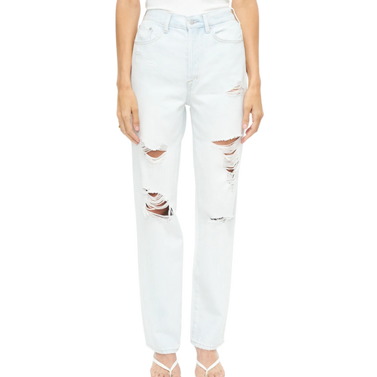 Pistola Cassie Super High Rise Jeans in Sunfaded Distressed