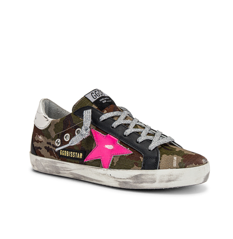 Golden Goose Superstar Camo Ripstop Sneaker