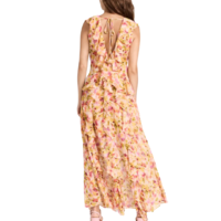 Misa Chiffon Claudita Maxi Dress