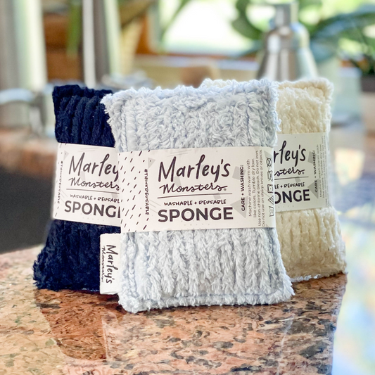 Marley's Monsters Chenille Washable Sponges