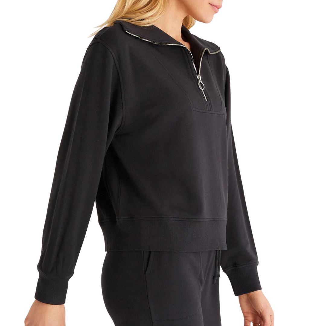 Z Supply Relaxed Half Zip Sweatshirt