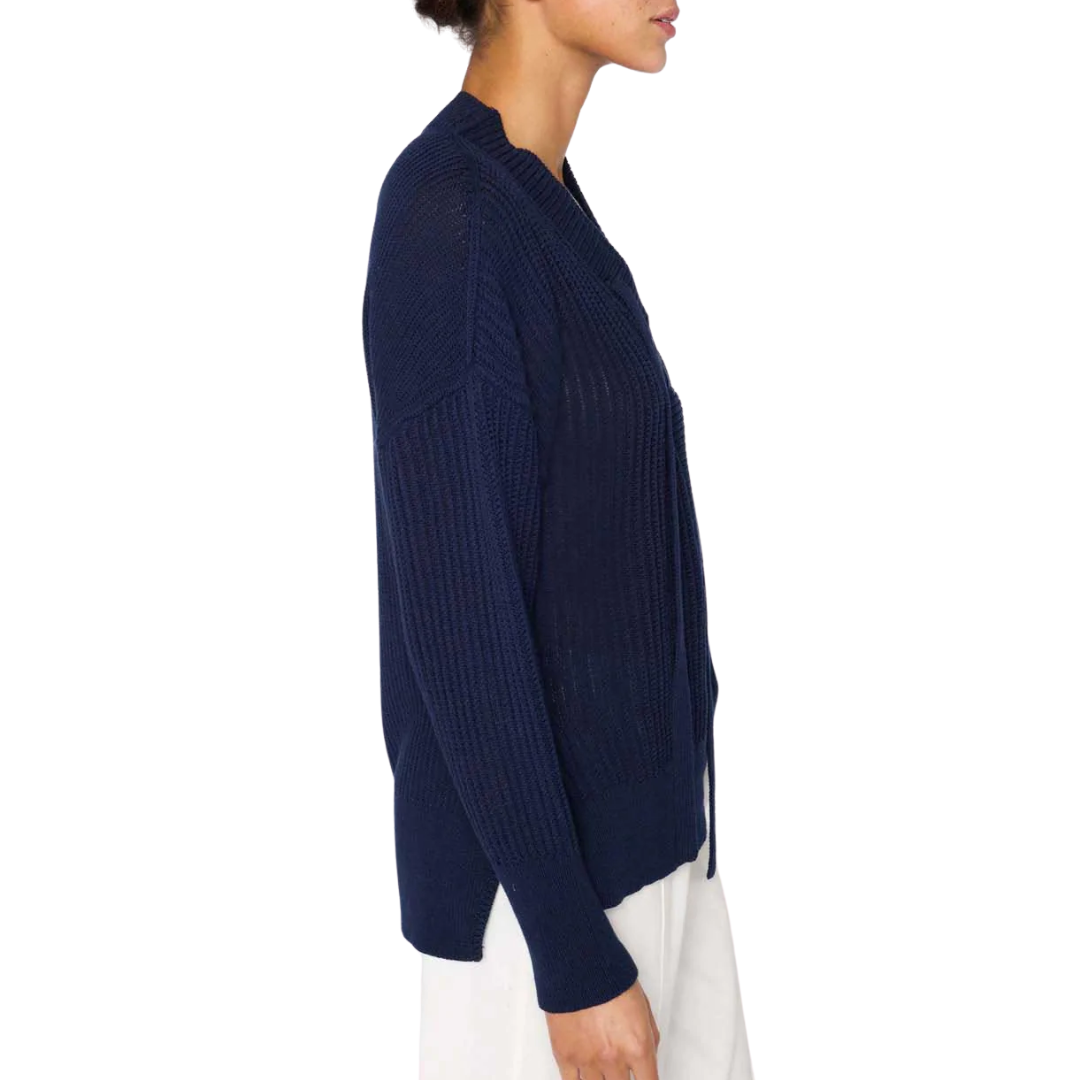 Brochu Walker The Organic Famke Tie Neck Sweater