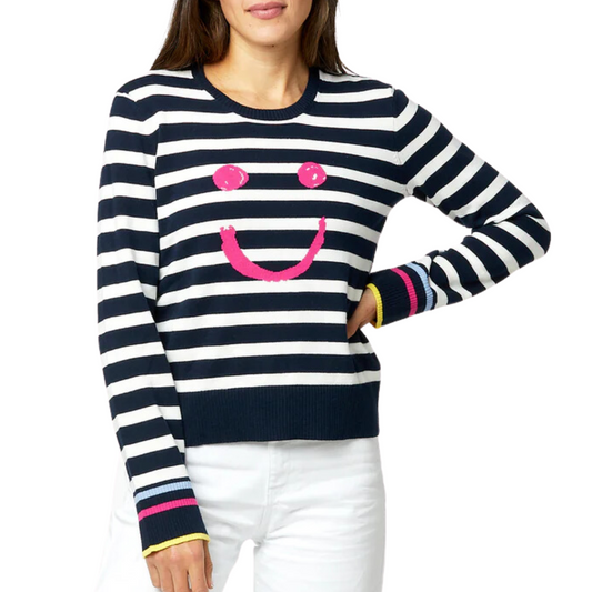 Kerri Rosenthal Smiley Cotton Sweater