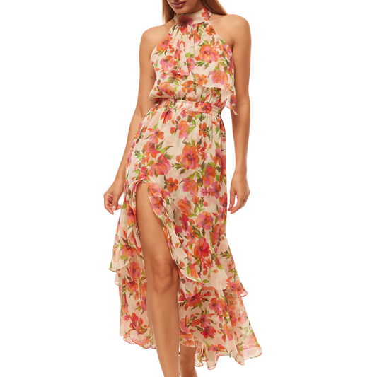 Misa Chiffon Floral Aneva Dress