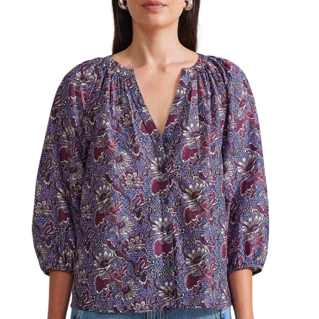 Apiece Apart Mitte Floral Blouse