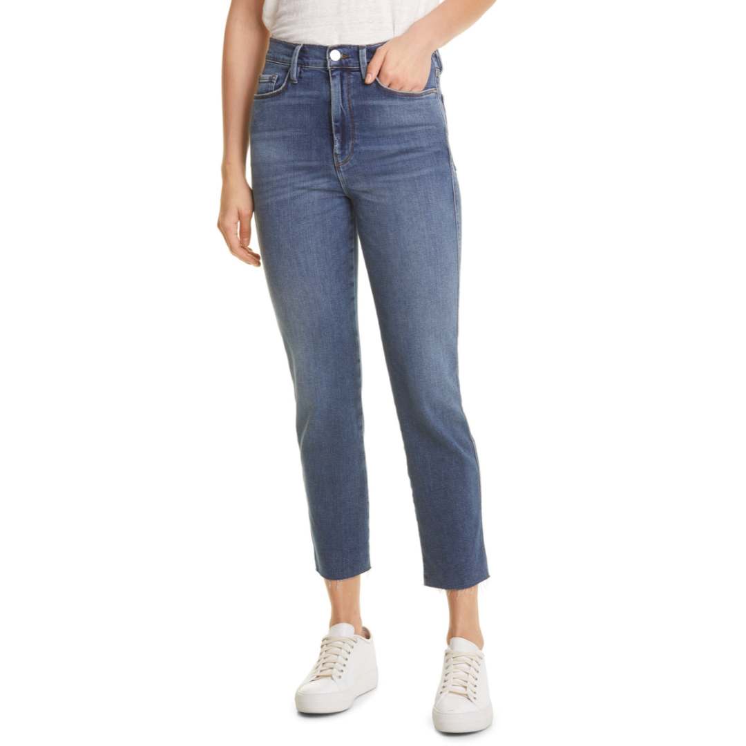 Frame Le Sylvie High Waist Cropped Jeans