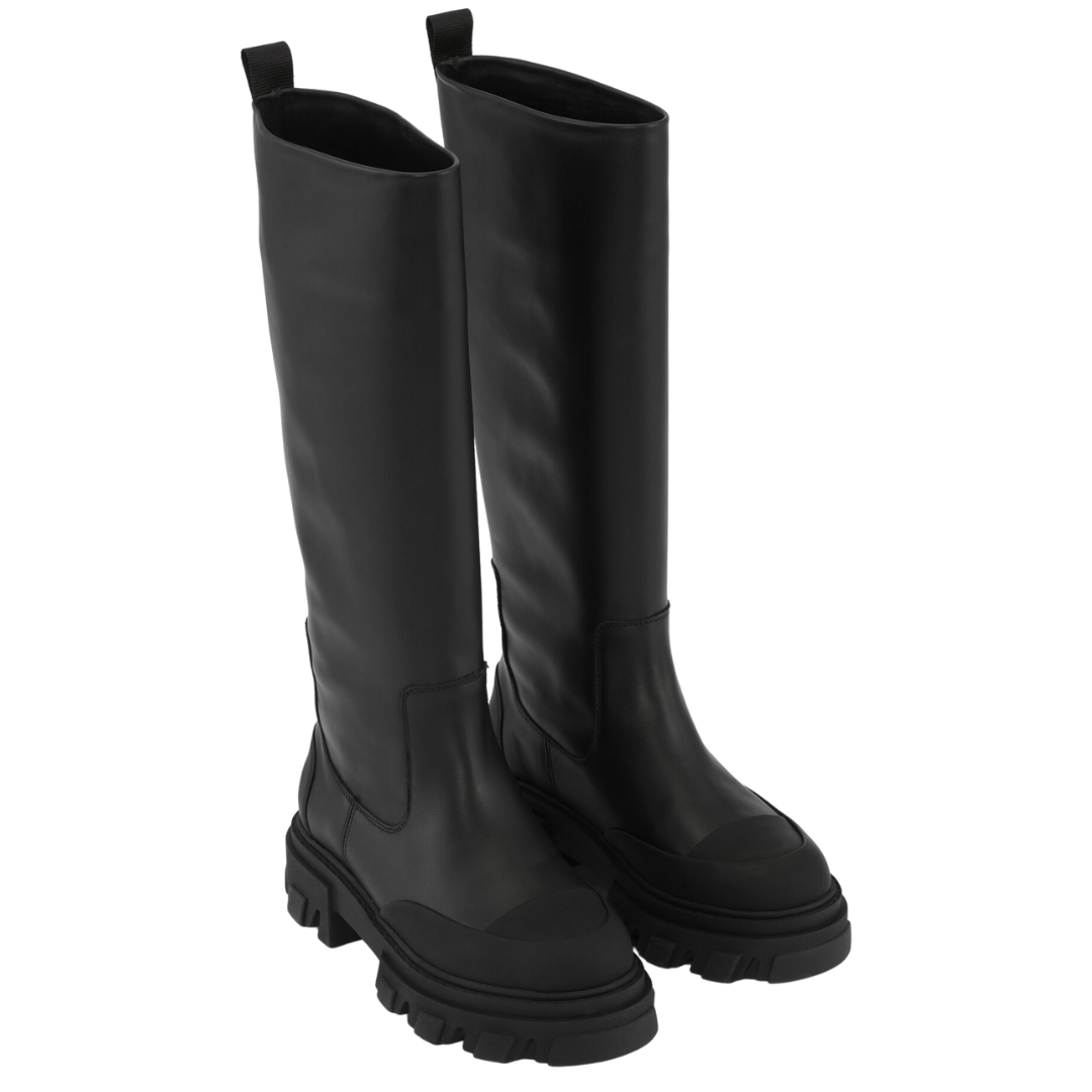 Ganni Cleated High Tubular Boots