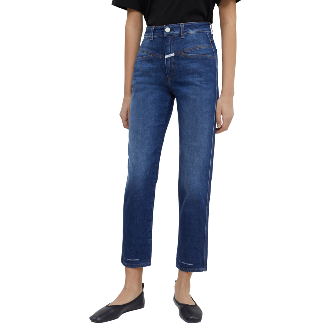 Closed Pedal Pusher Jean