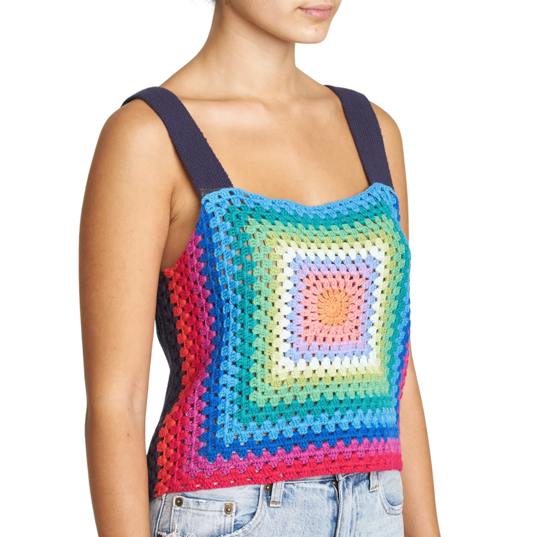 Pistola Vivienne Crochet Sweater Tank