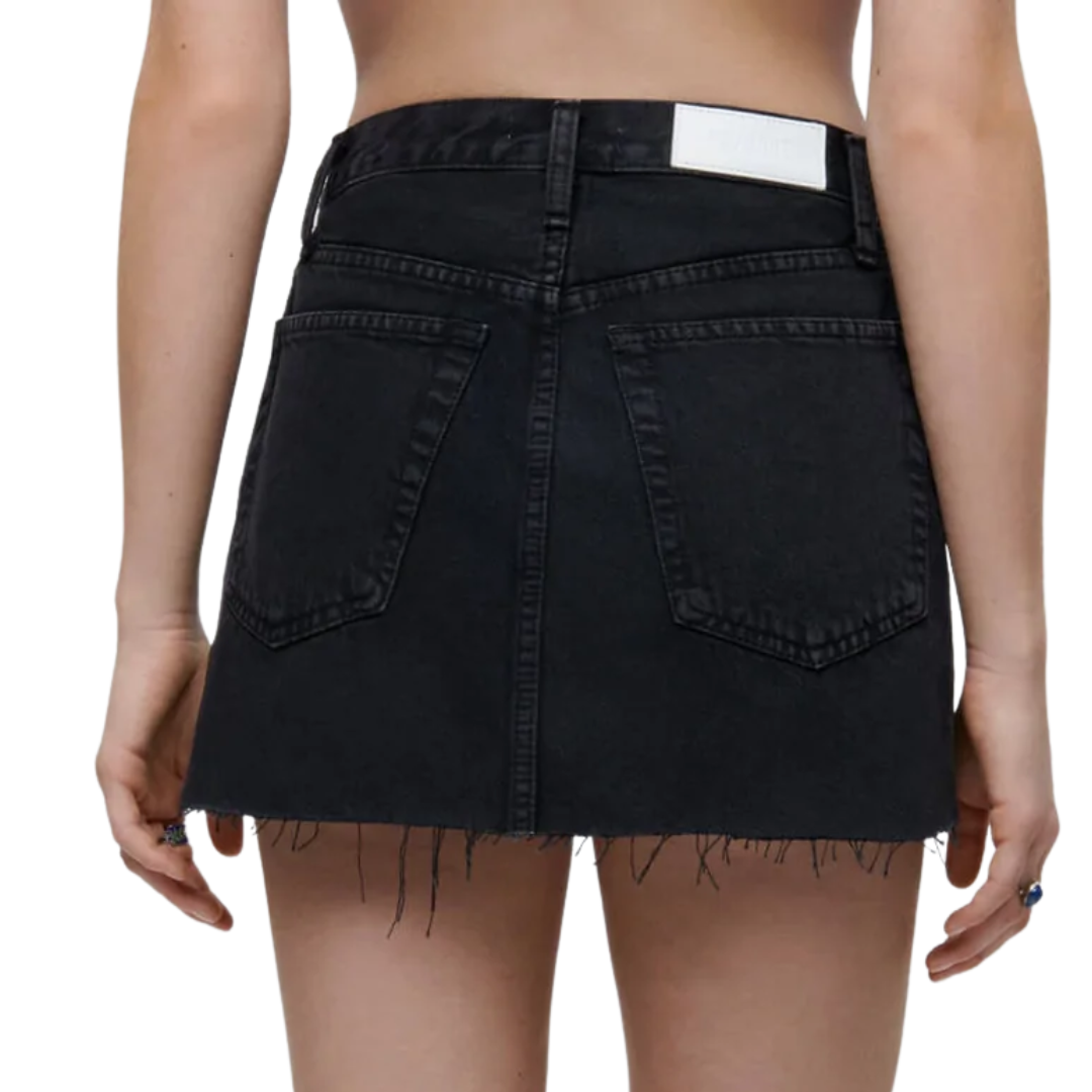 Re/Done 90s Denim Mini Skirt