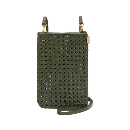 Clare V. Grande Poche Woven Crossbody Bag