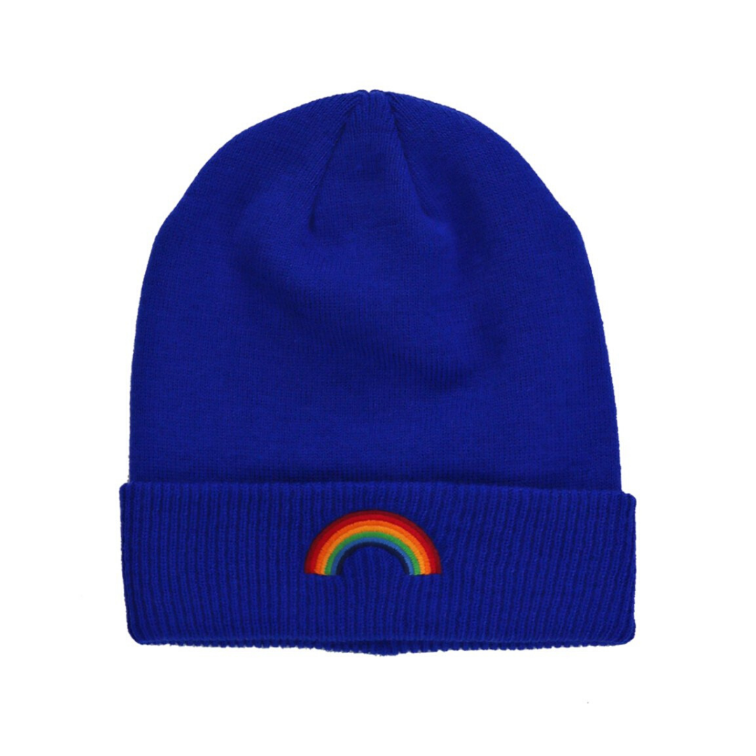 Aviator Nation Rainbow Patch Beanie