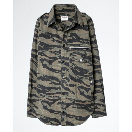 Zadig & Voltaire Troy Camo Shirt Jacket