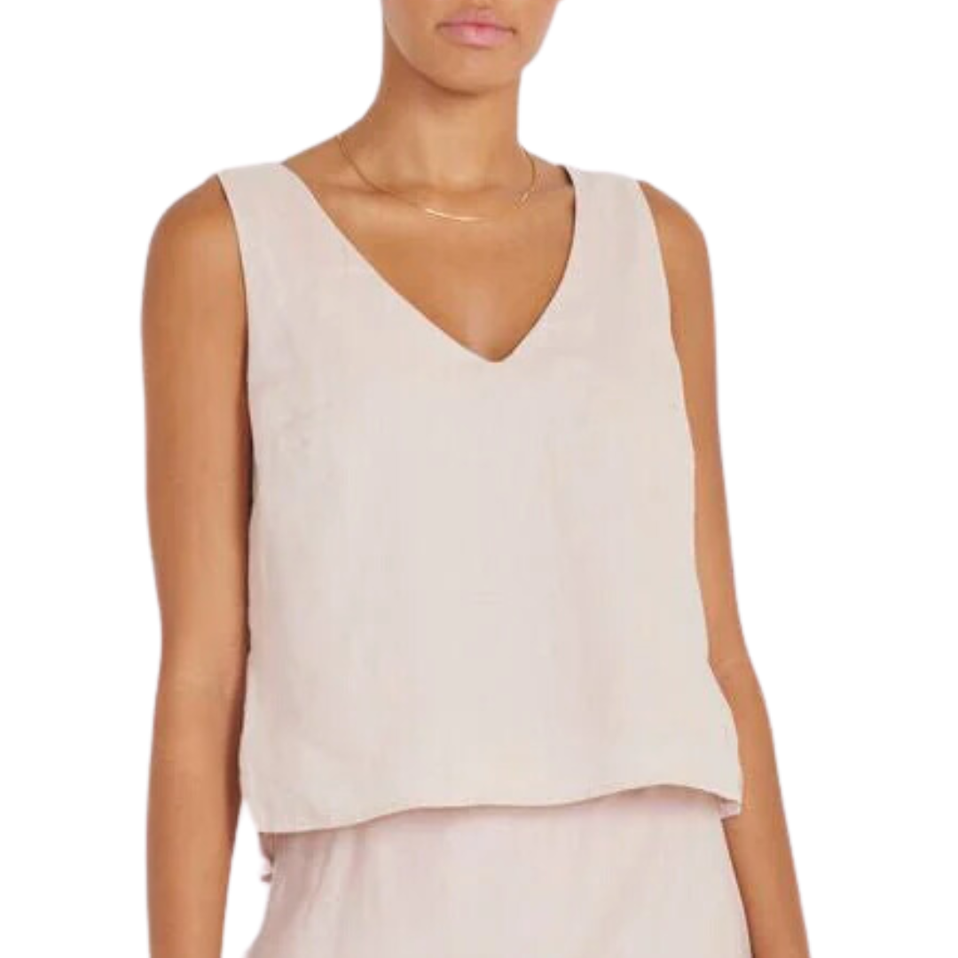 Not Monday Julia Linen Tank