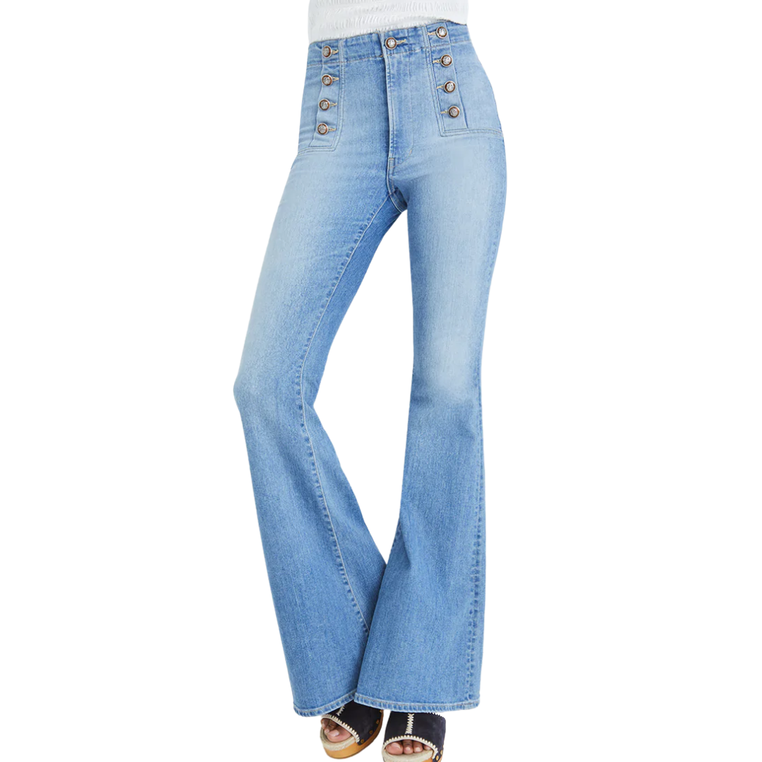 Veronica Beard Sheridan Bell Bottom Jeans