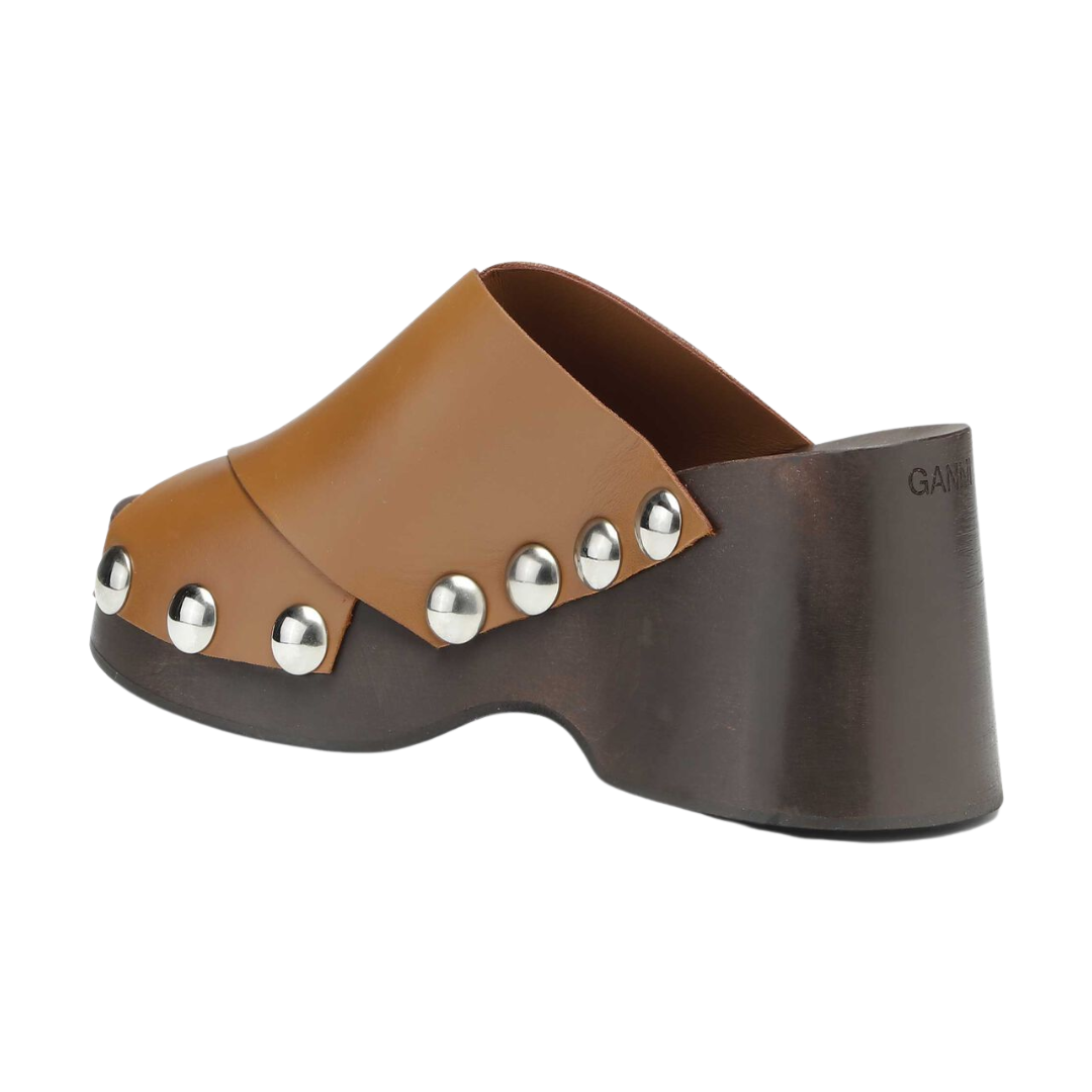 Ganni Chunky Wedge Clogs