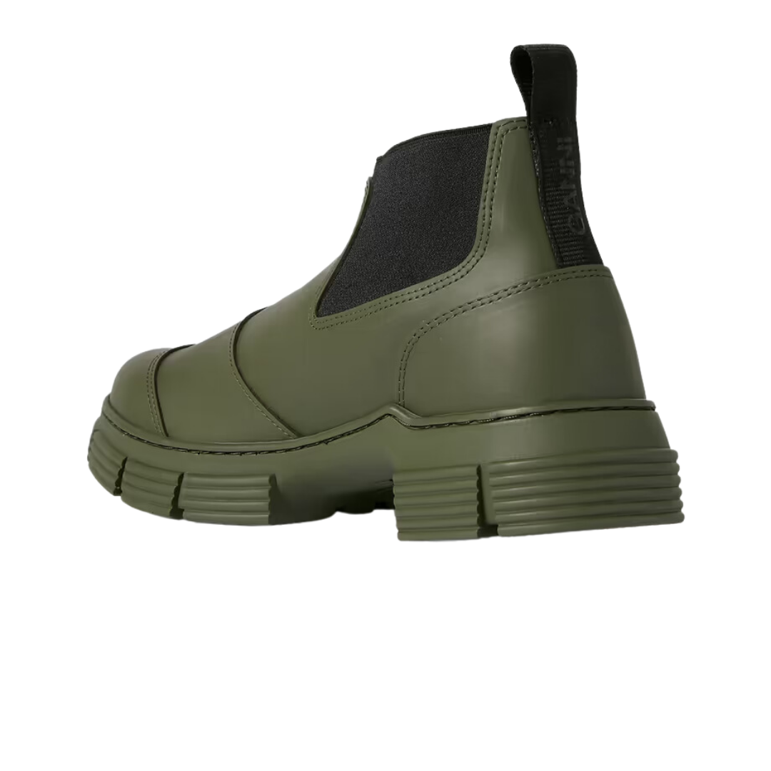 Ganni Recycled Rubber Crop City Boots