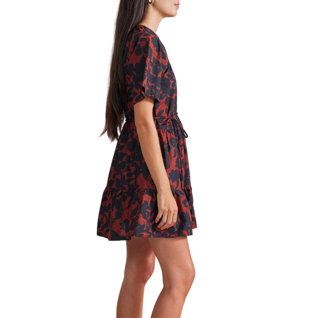 Apiece Apart Saara Tiered Mini Dress