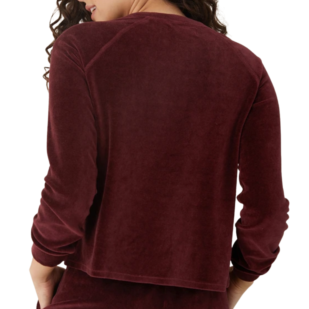 Bella Dahl Long Sleeve Raglan Pullover Sweatshirt