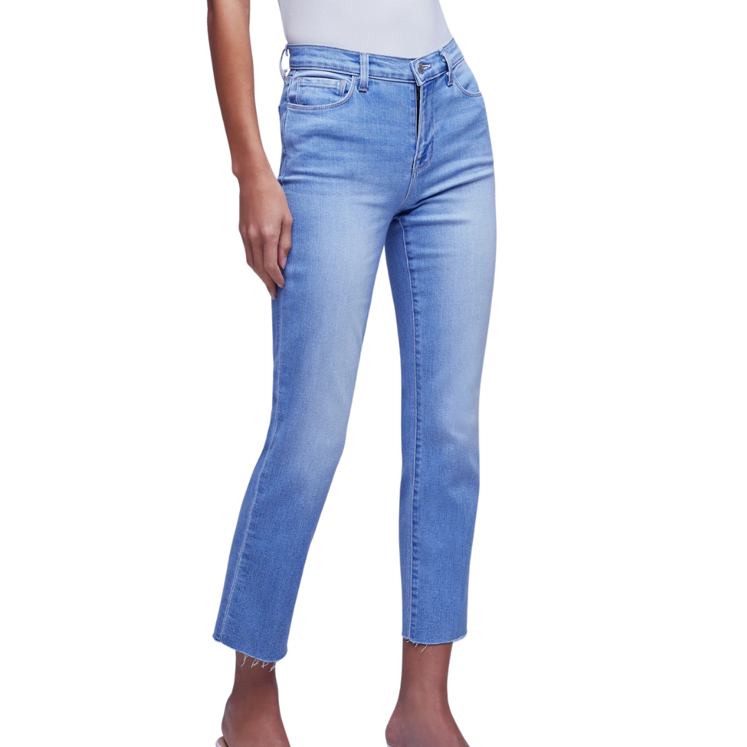 L'Agence Sada Slim Straight Jeans