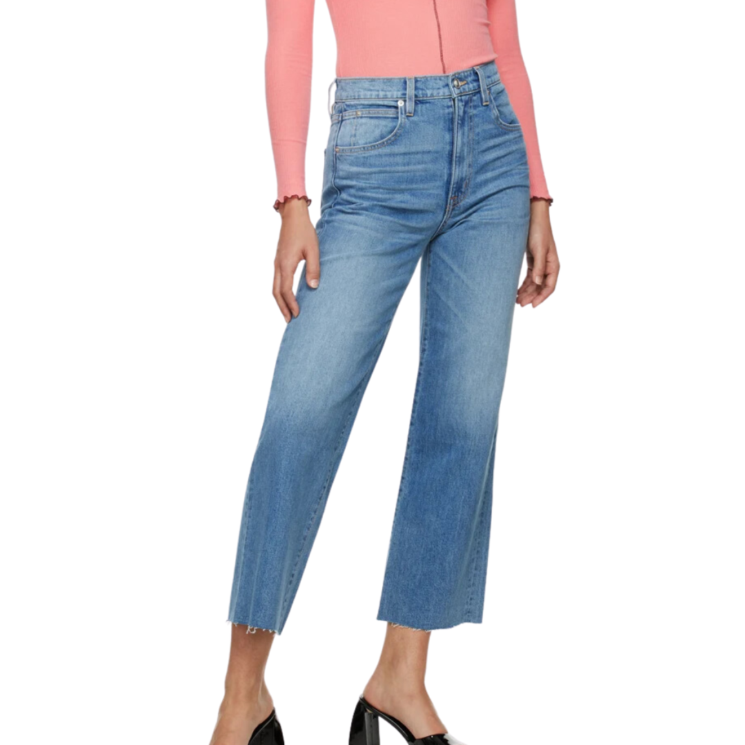 SLVRlake Grace Cropped Wide Leg Jeans