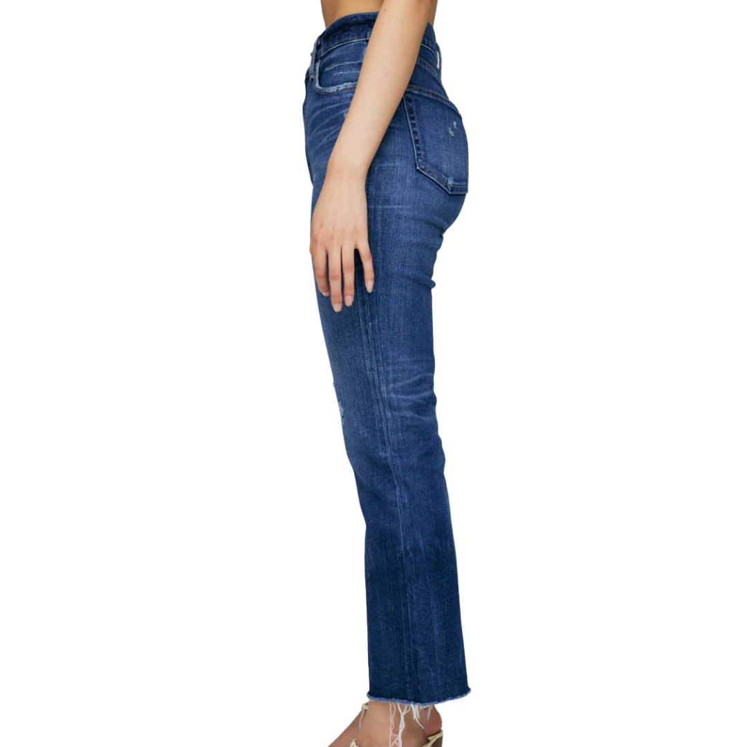 Moussy Rhode Cropped Flare Jeans