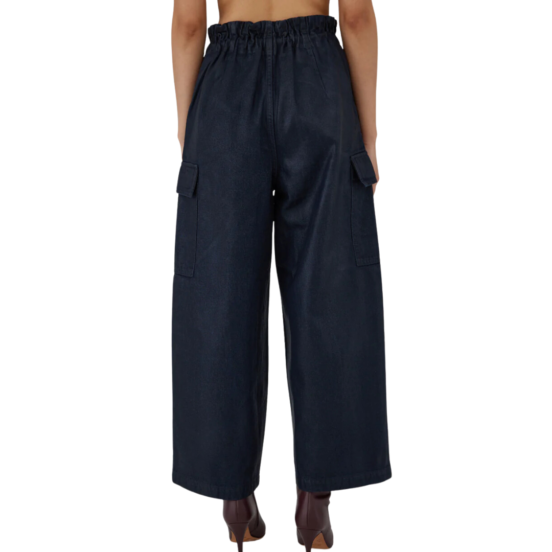 Moussy Adelaide Denim Cargo Pants