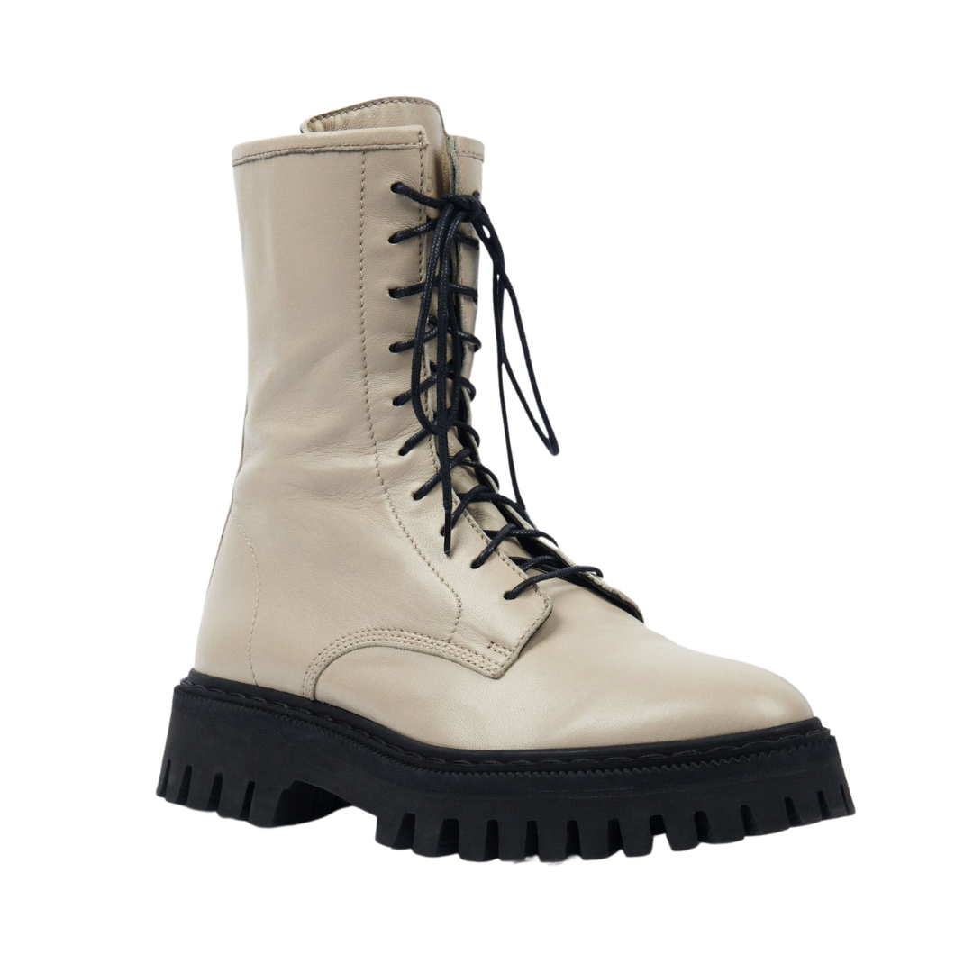 IRO Kosmic Lace up Leather Ranger Boots.