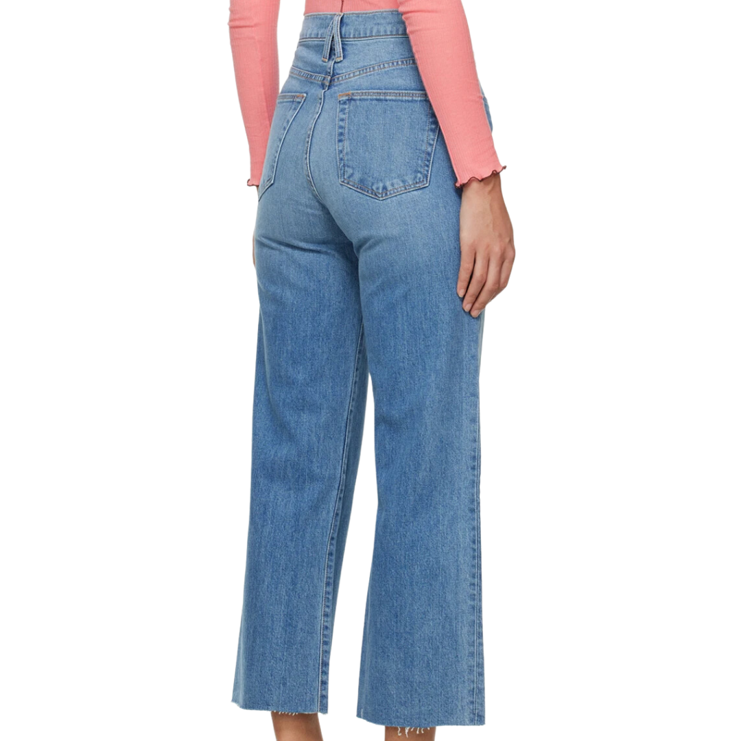 SLVRlake Grace Cropped Wide Leg Jeans