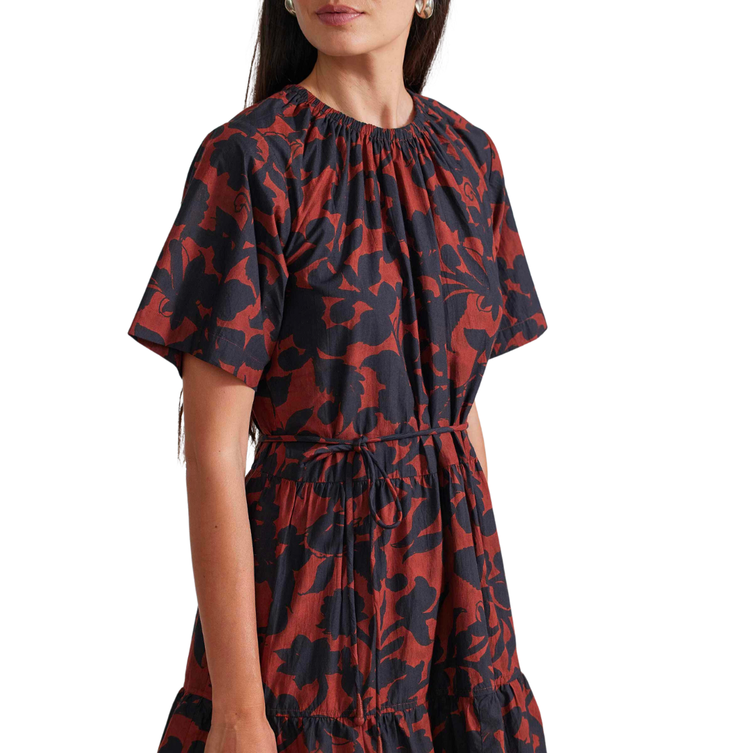 Apiece Apart Saara Tiered Mini Dress