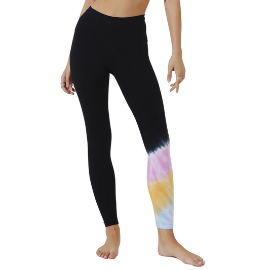 Electric & Rose Sunset Tie Dye Leggings