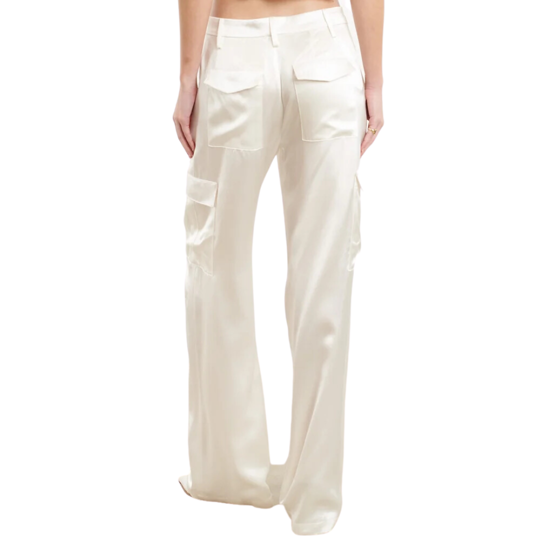 SPRWMN Silk Baggy Cargo Pants