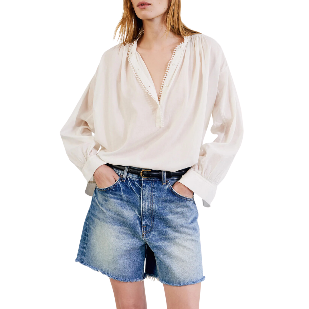 Nili Lotan Yoann Denim Shorts