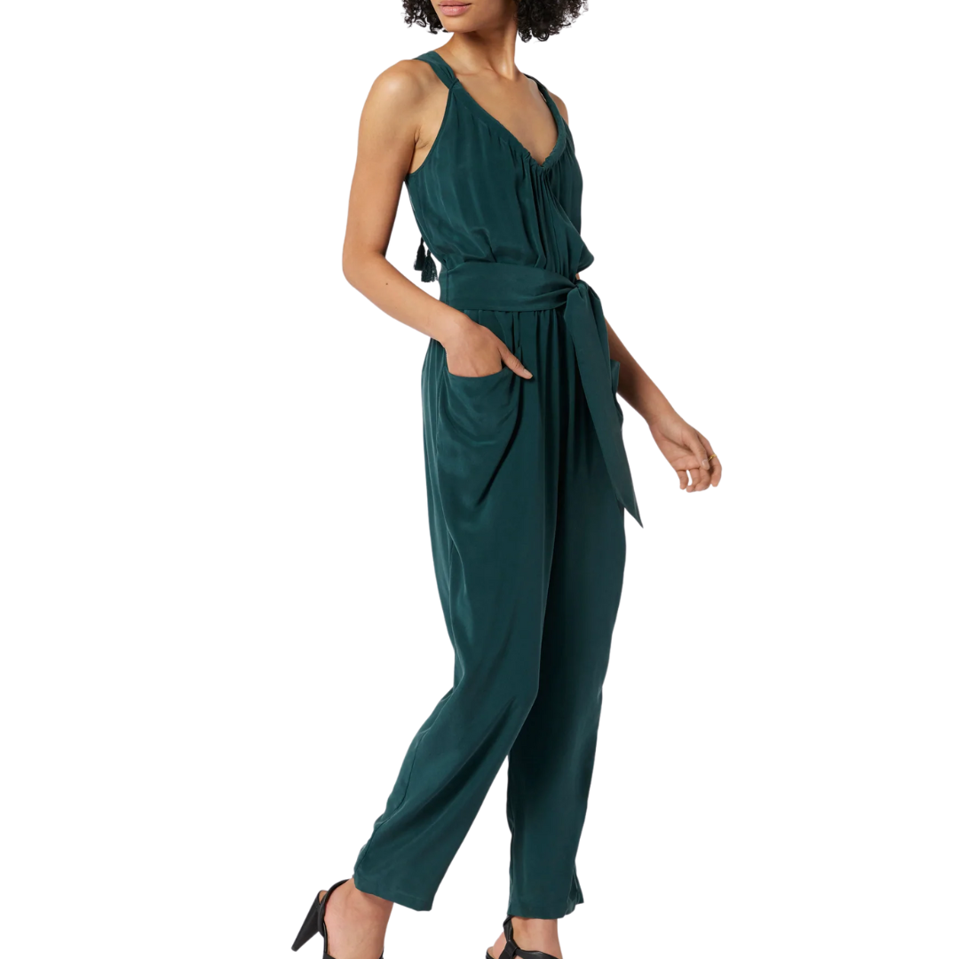 Joie Vernet Silk Jumpsuit