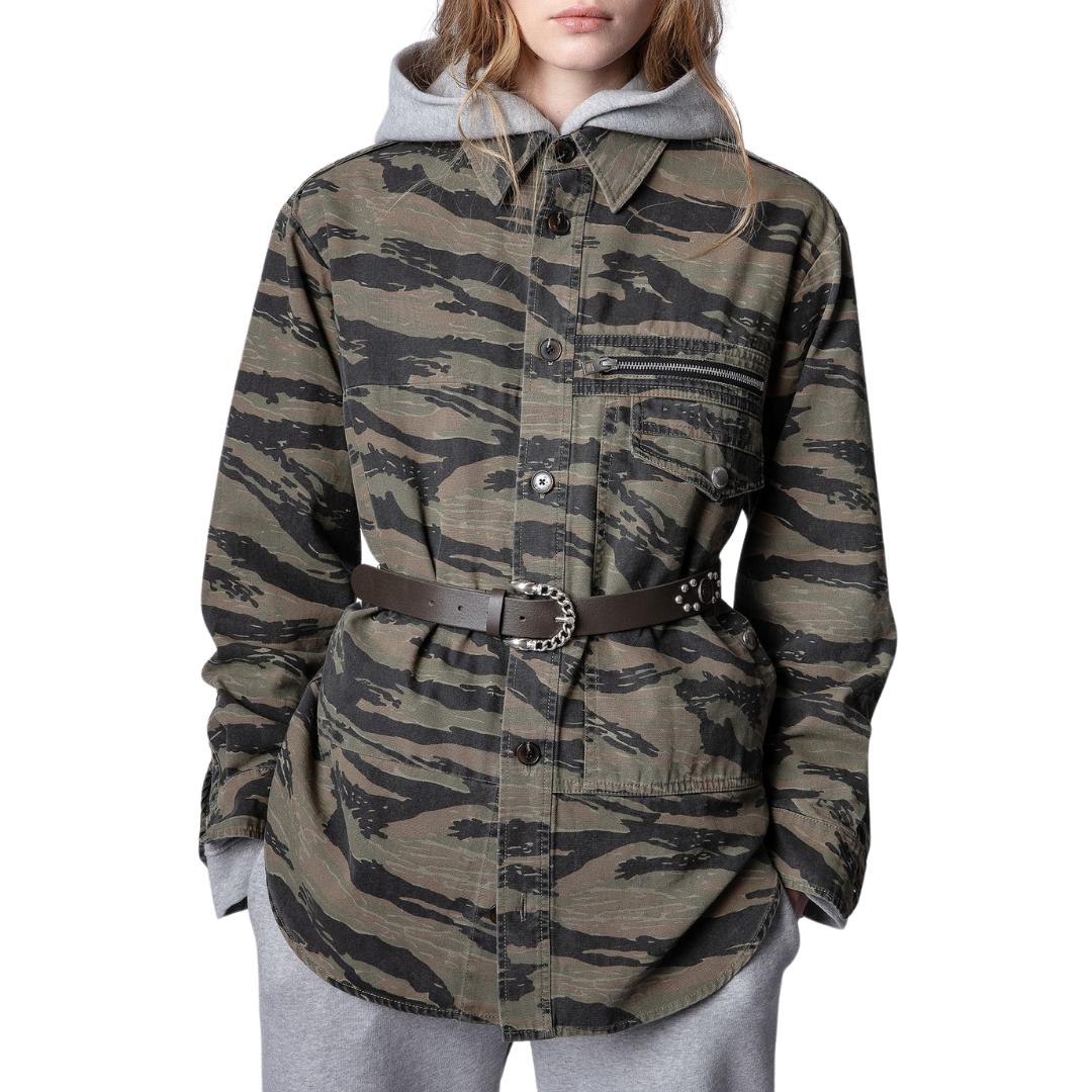 Zadig & Voltaire Troy Camo Shirt Jacket