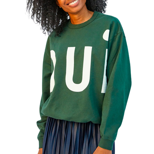 Clare V. Oversized Oui Sweatshirt