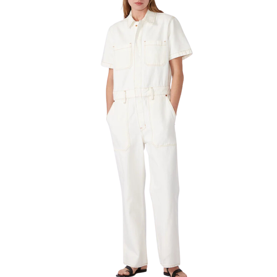 SLVRlake Wide Leg Cotton Jumpsuit