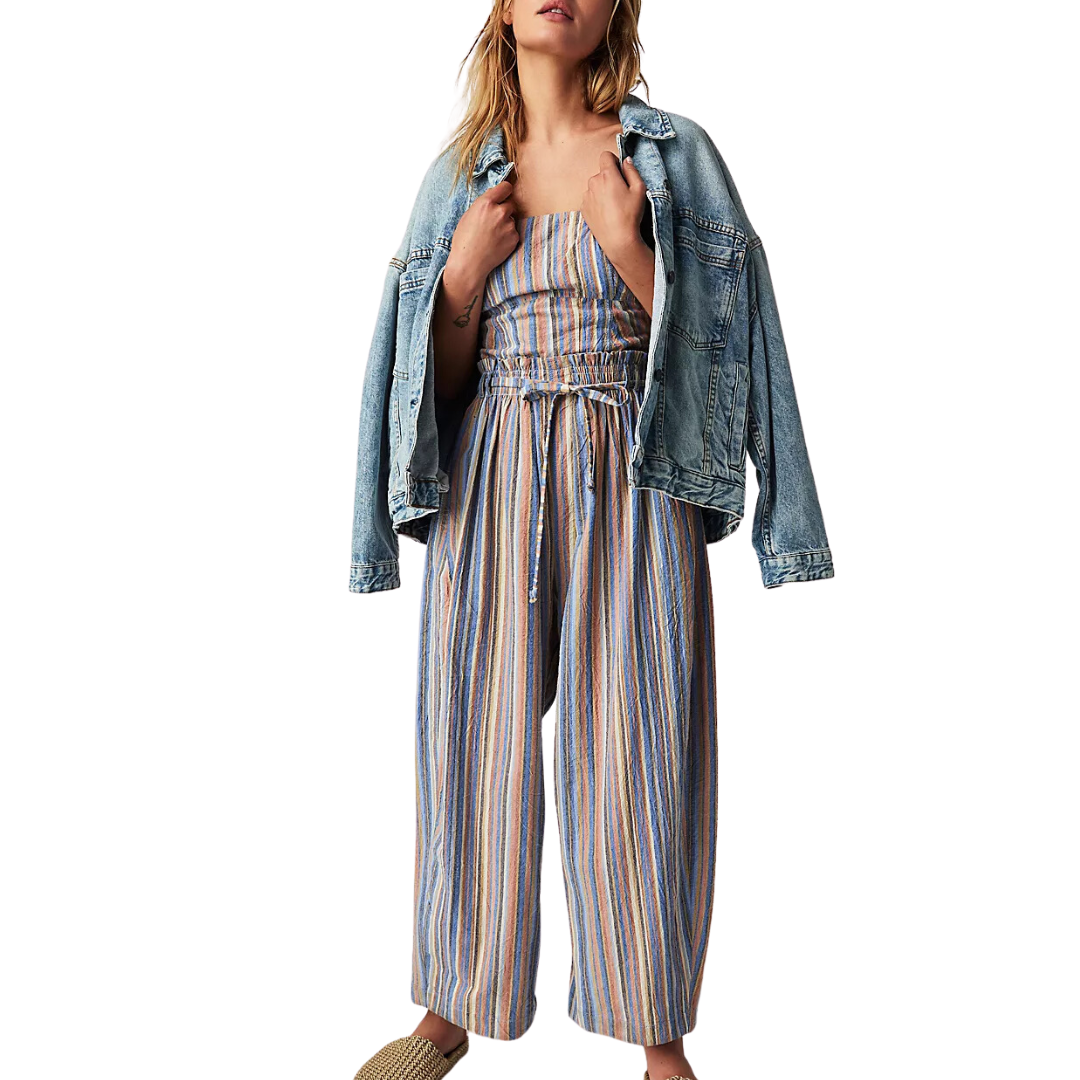 Free People Roaming Shores One-Piece Jumpsuit