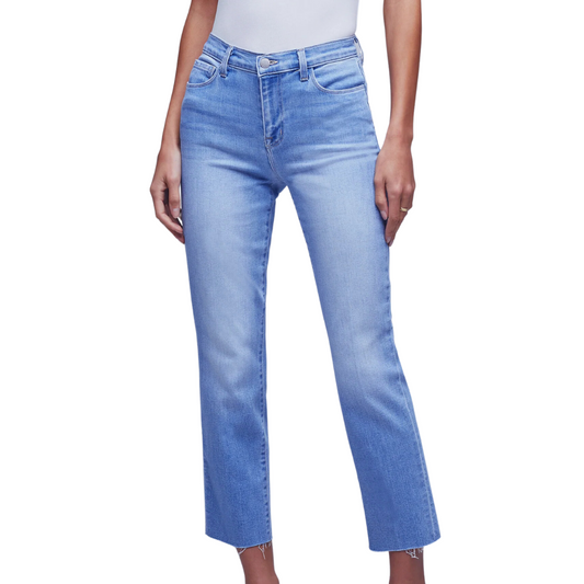 L'Agence Sada Slim Straight Jeans